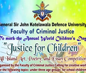 Annual World Children's Day 2022 - Faculty of Criminal Justice - General Sir John Kotelawala Defence University - Sri Lanka 1